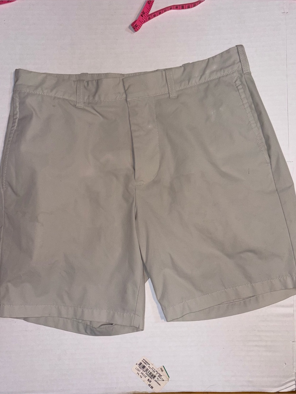 J. Crew men's performance-style shorts khaki color size 30